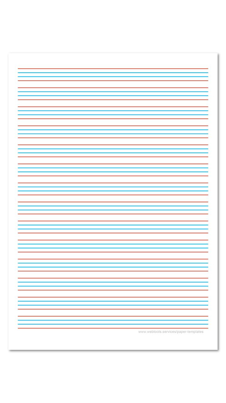 Four Lines English Alphabet Writing Paper Template | Webtools throughout English Lined Paper Printable