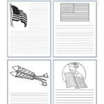 Fourth Of July Ideas: Free Printables   Writing Paper And More! Regarding Patriotic Lined Writing Paper Printable Free
