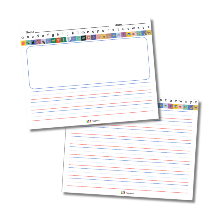 Grade 2 Lined Paper Template