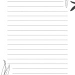Free And Customizable Line Templates With Printable Paper With Borders And Lines