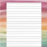 Free Colored Lined Paper Template For Google Docs With Free Colored Paper Template Printable