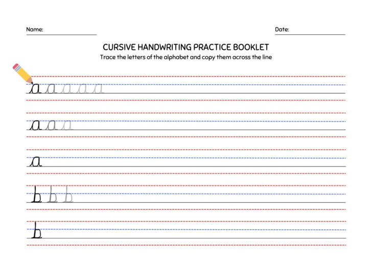 4 Line Handwriting Paper Printable