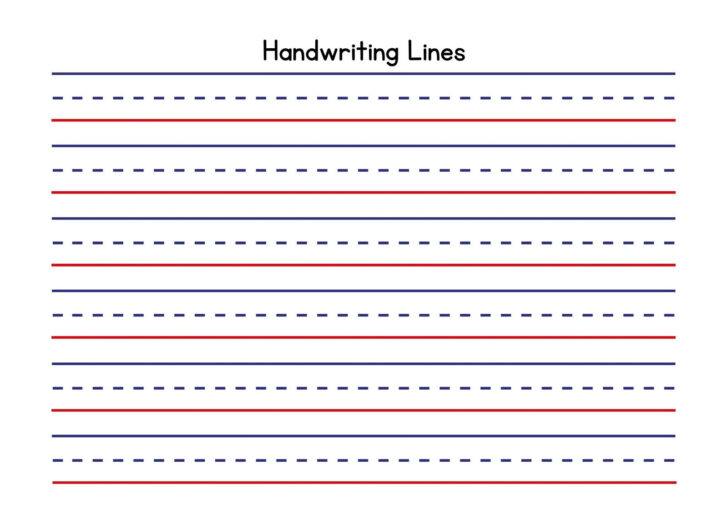 Dotted Line Paper For Kindergarten Printable