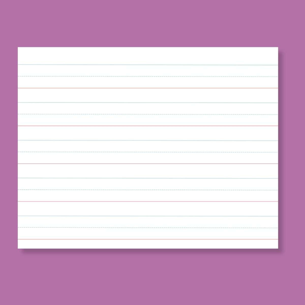 Free Elementary Handwriting Paper Printable intended for Printed Landscape Lined Paper