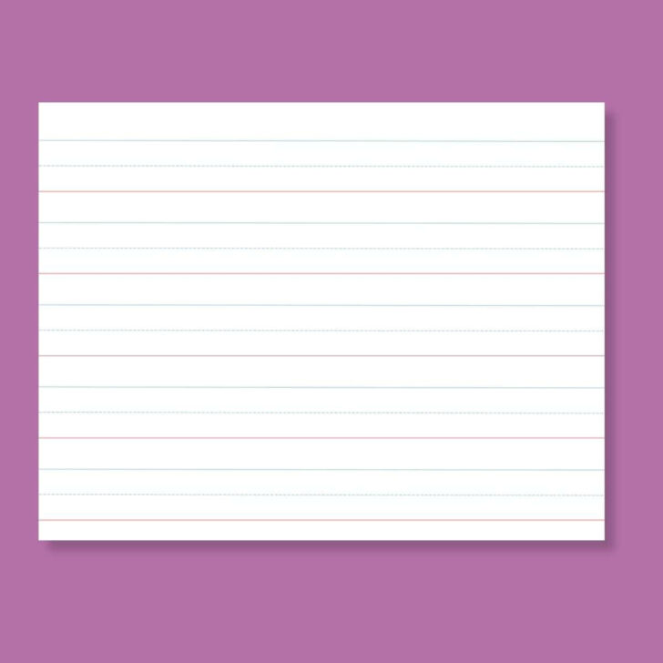 Blank Landscape Lined Paper Printable