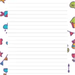 Free Kindergarten Lined Paper Template For Google Docs With Regard To Printable Kindergarten Paper With Lines