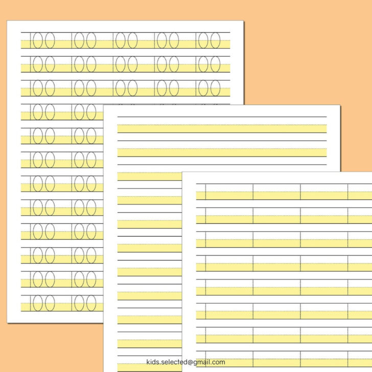 Printable Highlighted Lined Paper