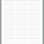Free Printable Bullet Journal Paper: Dot Grid, Graph, Lined, Etc For 12 Column Lined Paper Printable Free