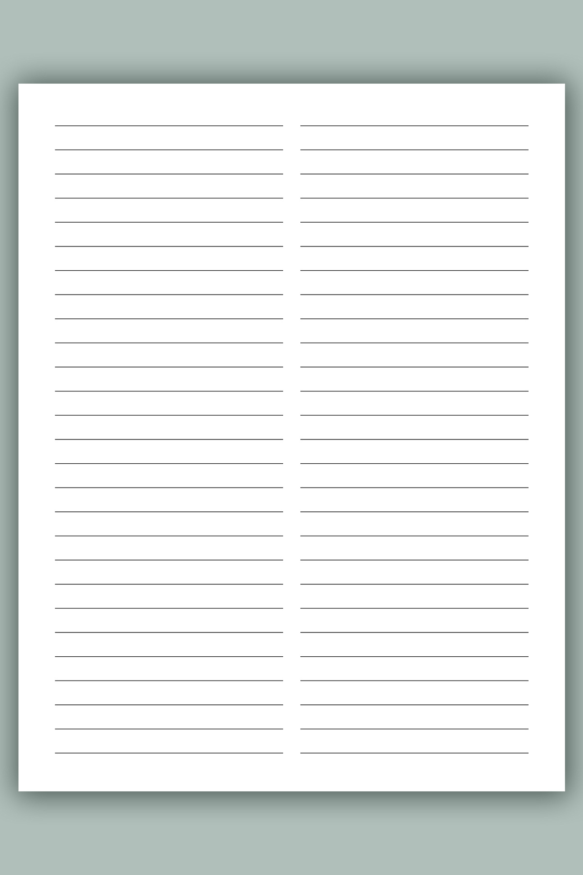 Free Printable Bullet Journal Paper: Dot Grid, Graph, Lined, Etc intended for Lined Journal Paper Printable