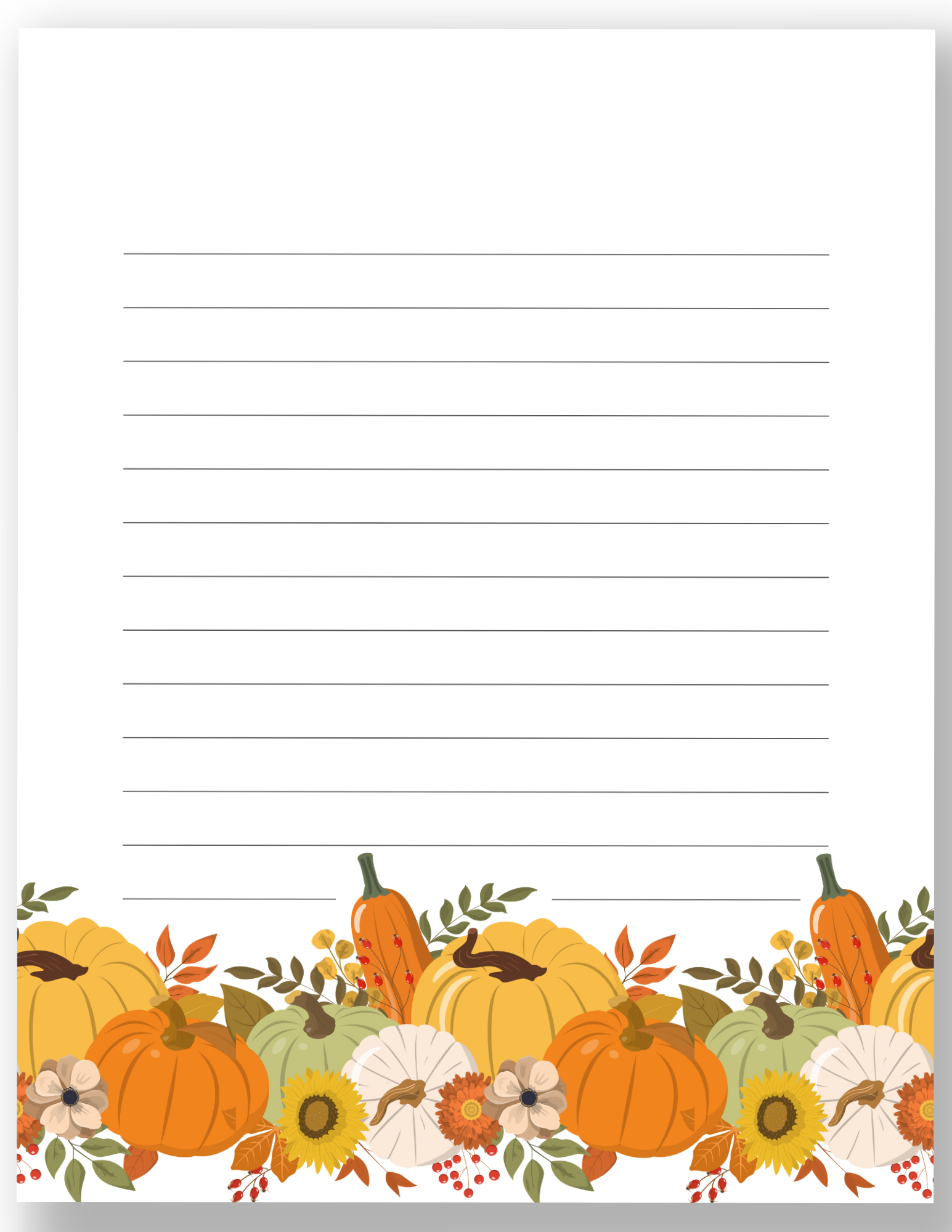 Free Printable Fall Page Borders — Gathering Beauty pertaining to Fall Lined Paper Printable