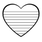 Free Printable Heart Templates   Add A Little Adventure With Regard To Black And White Heart Lined Paper Printable