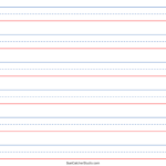 Free Printable Lined Paper (Handwriting, Notebook Templates Inside Lined Handwriting Paper Printable