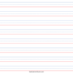 Free Printable Lined Paper (Handwriting, Notebook Templates Intended For Free Printable 8X11 Lined Paper