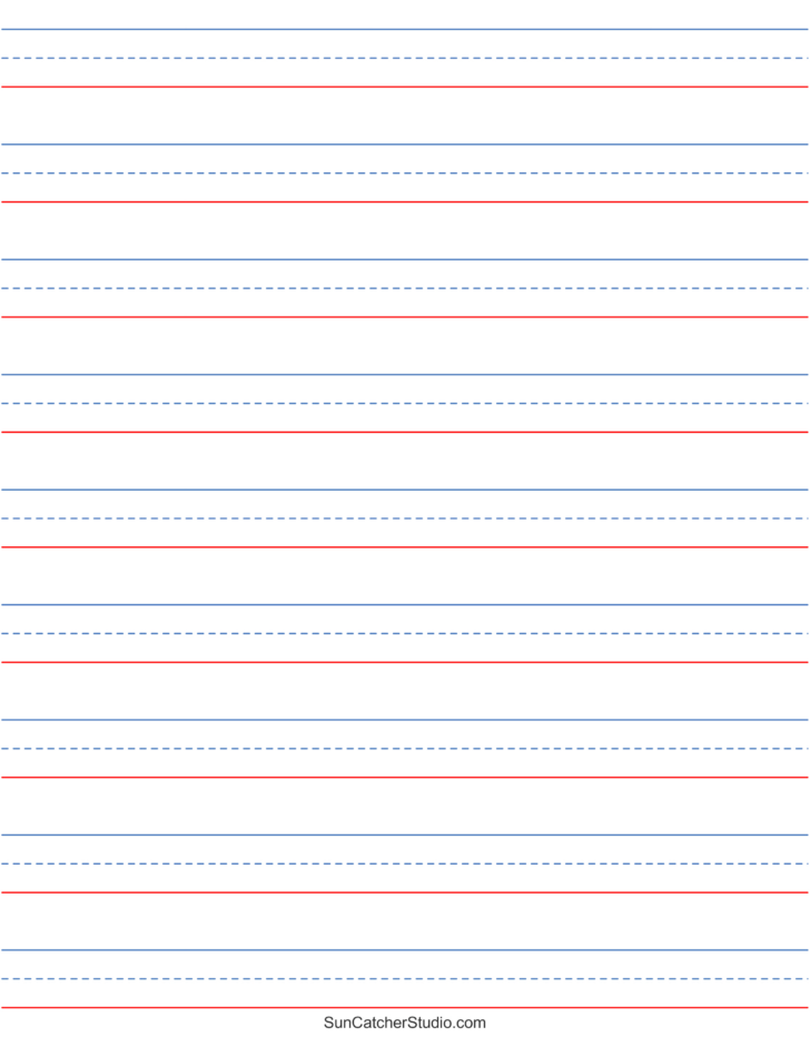 Free Printable Note Paper with Lines