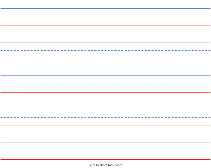 Full Page Printable Lined Paper