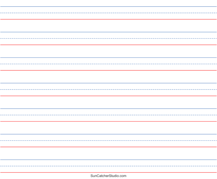 Free Printable Wide Ruled Lined Paper