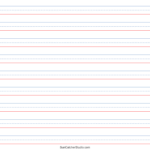 Free Printable Lined Paper (Handwriting, Notebook Templates With 3 Lined Paper Free Printable