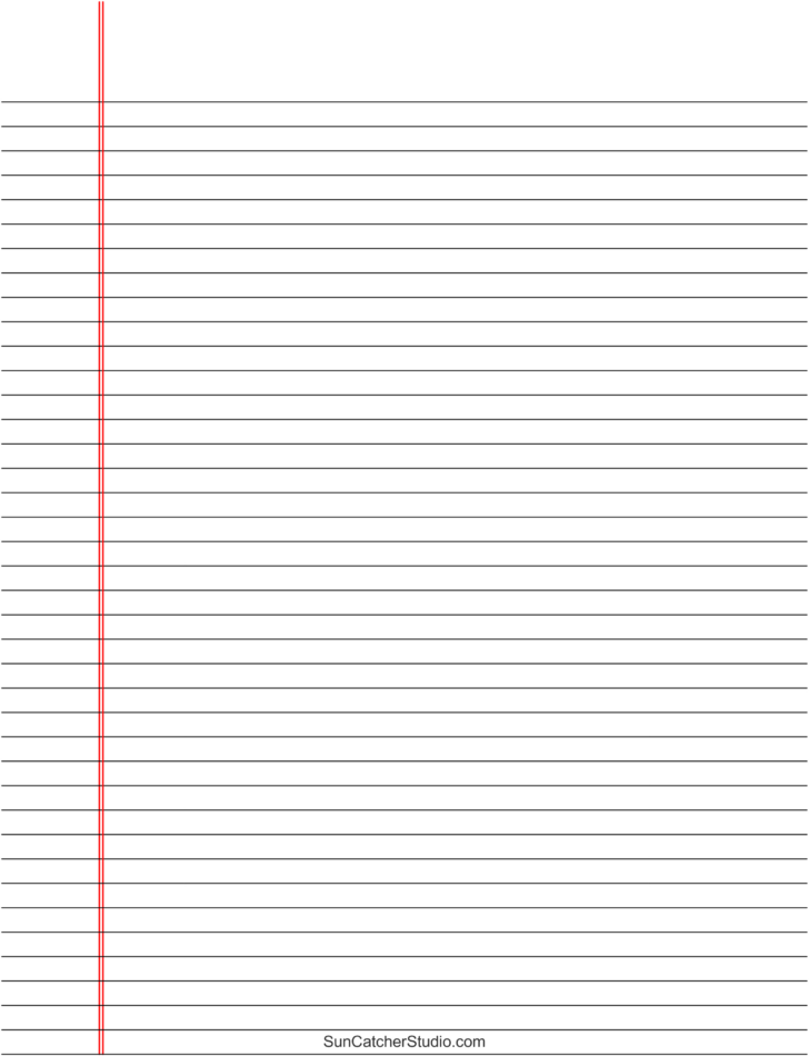 Lines on Paper Printable