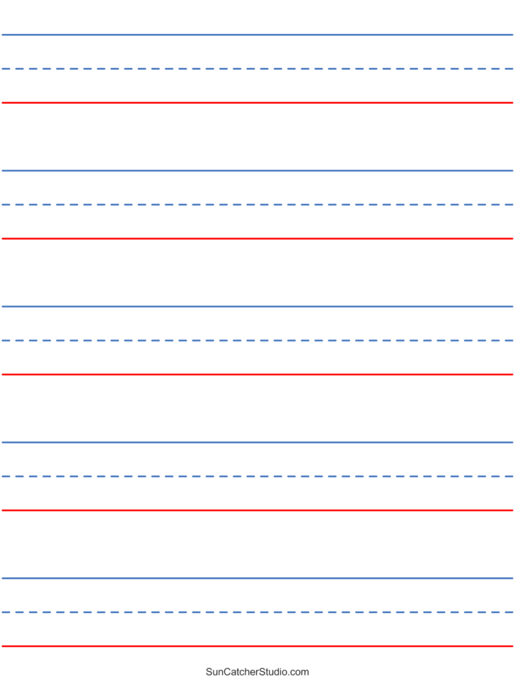 Printable Notebook Paper with Lines