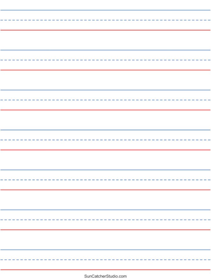 Wide Ruled Lined Paper Printable