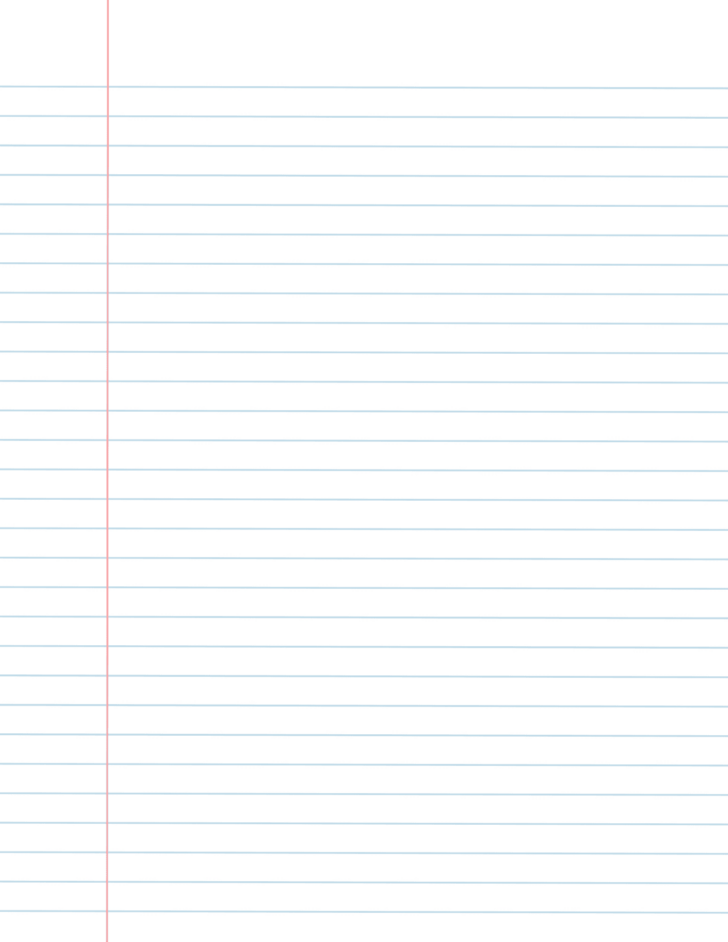 Double-Sided Ruled Paper Template