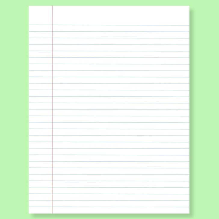 Free Printable Double Lined Paper