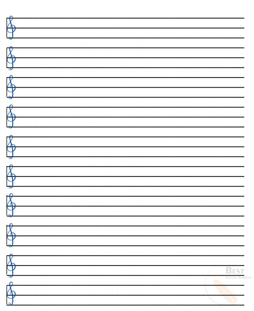 Free Printable Lined Paper Templates For Kids In Pdf regarding Landscape Lined Paper Template Printable