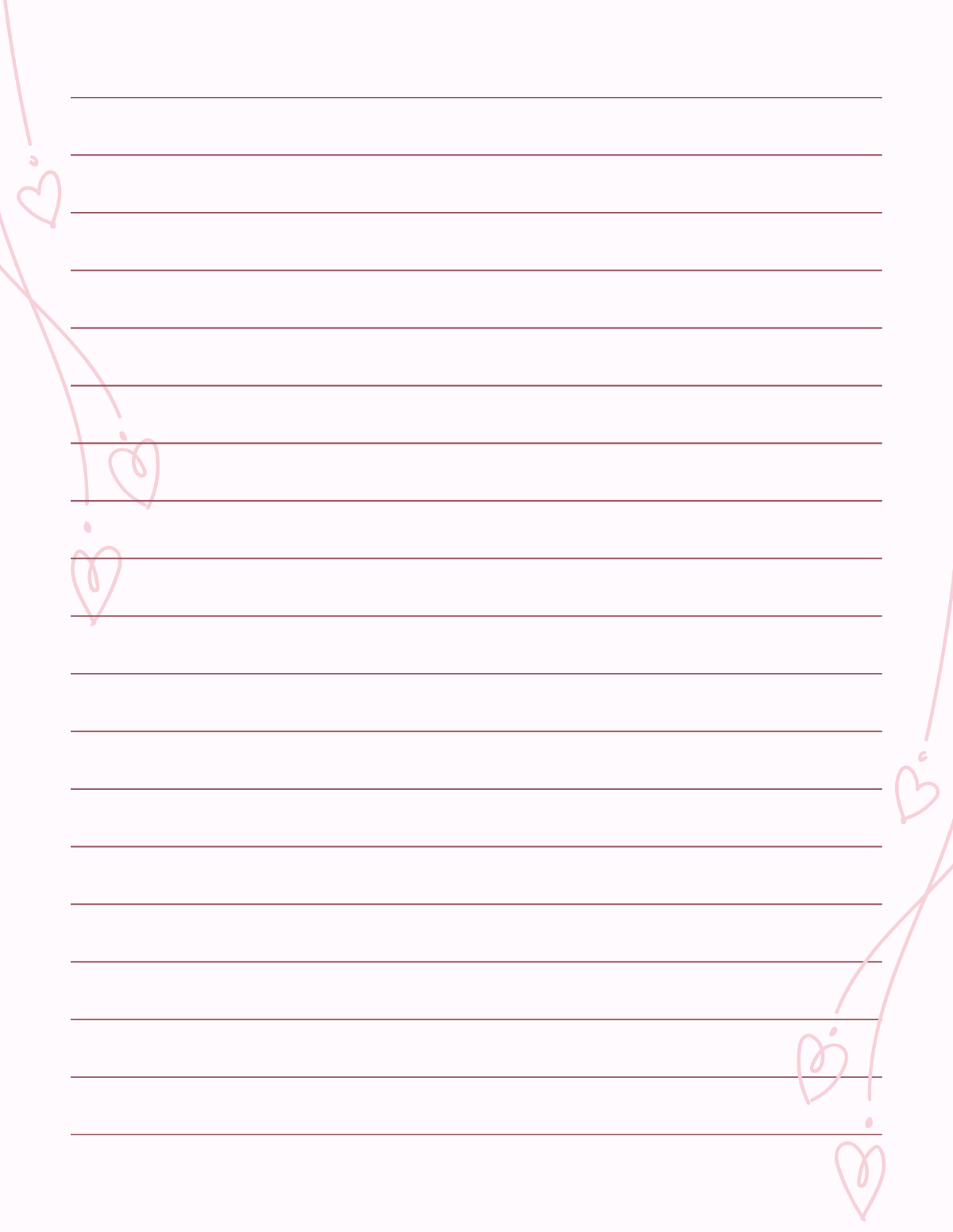 Free Printable Lined Paper Templates To Customize Online inside Printable Lined Paper Word Document