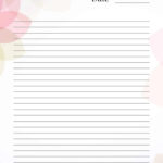 Free Printable Lined Paper Templates [Word, Pdf] +Editable Throughout 12 Column Lined Paper Printable Free