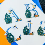 Free Printable Png Haunted House Alphabet Letters And Numbers For For Handwriting House Printable Free