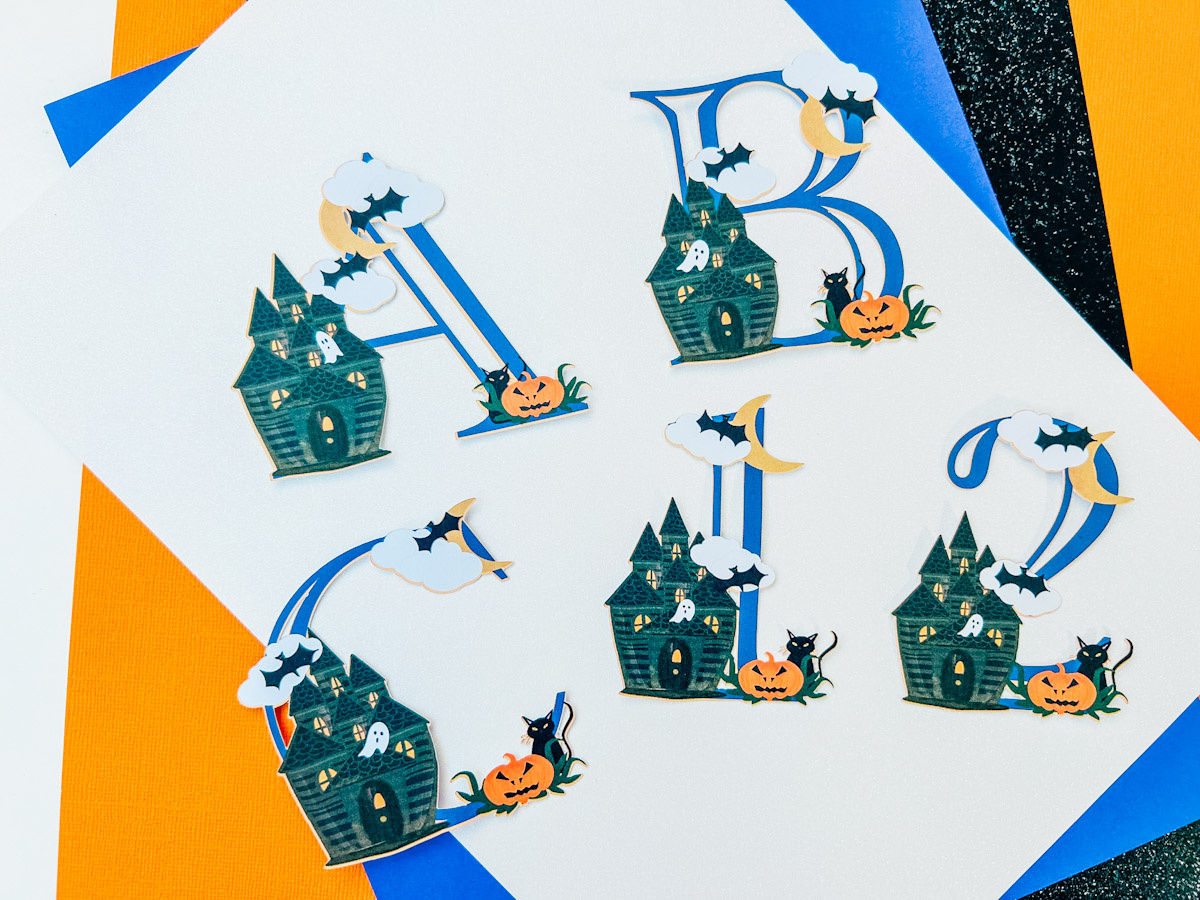 Free Printable Png Haunted House Alphabet Letters And Numbers For for Handwriting House Printable Free