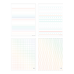 Free Printable Rainbow Notebook Paper, Graph Paper — Play With Regarding Grid Lined Paper Printable