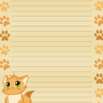 Free Printable Stationery And Lined Letter Writing Paper – Free For Free Printable Stationery Paper With Lines