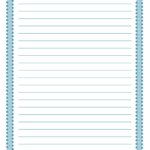 Free Printable Stationery And Lined Letter Writing Paper – Free For Printable Lined Writing Paper With Border