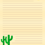 Free Printable Stationery And Lined Letter Writing Paper – Free For Yellow Lined Paper Printable
