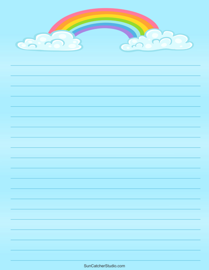 Lined Letter Writing Paper Printable