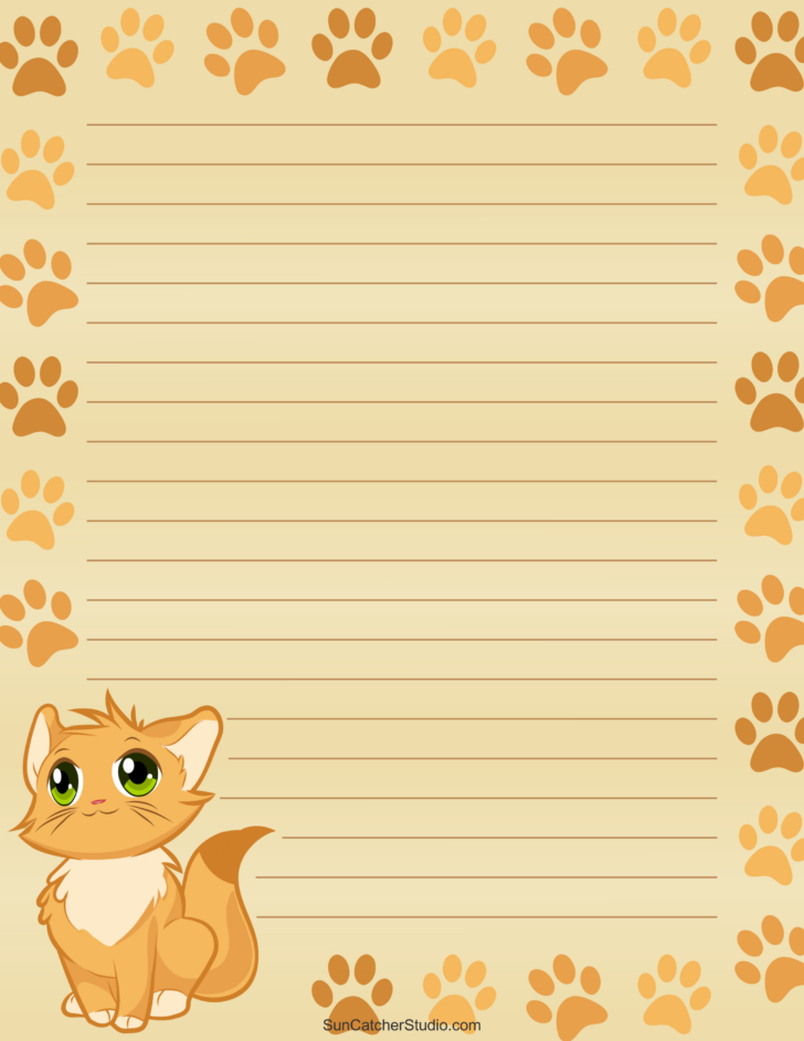 Blank Colorful Paper Printable