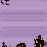 Free Printable Stationery And Lined Letter Writing Paper – Free Within Free Printable Halloween Lined Paper