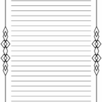 Free Printable Stationery And Lined Letter Writing Paper – Free Within Lined Paper With Border Printable