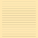 Free Simple Notebook Paper Template In Illustrator, Word, Pages Throughout Yellow Lined Paper Printable