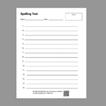 Free Spelling Test Papers For Teachers And Parents | Spelling Test For Free Printable Lined Spelling Test Paper