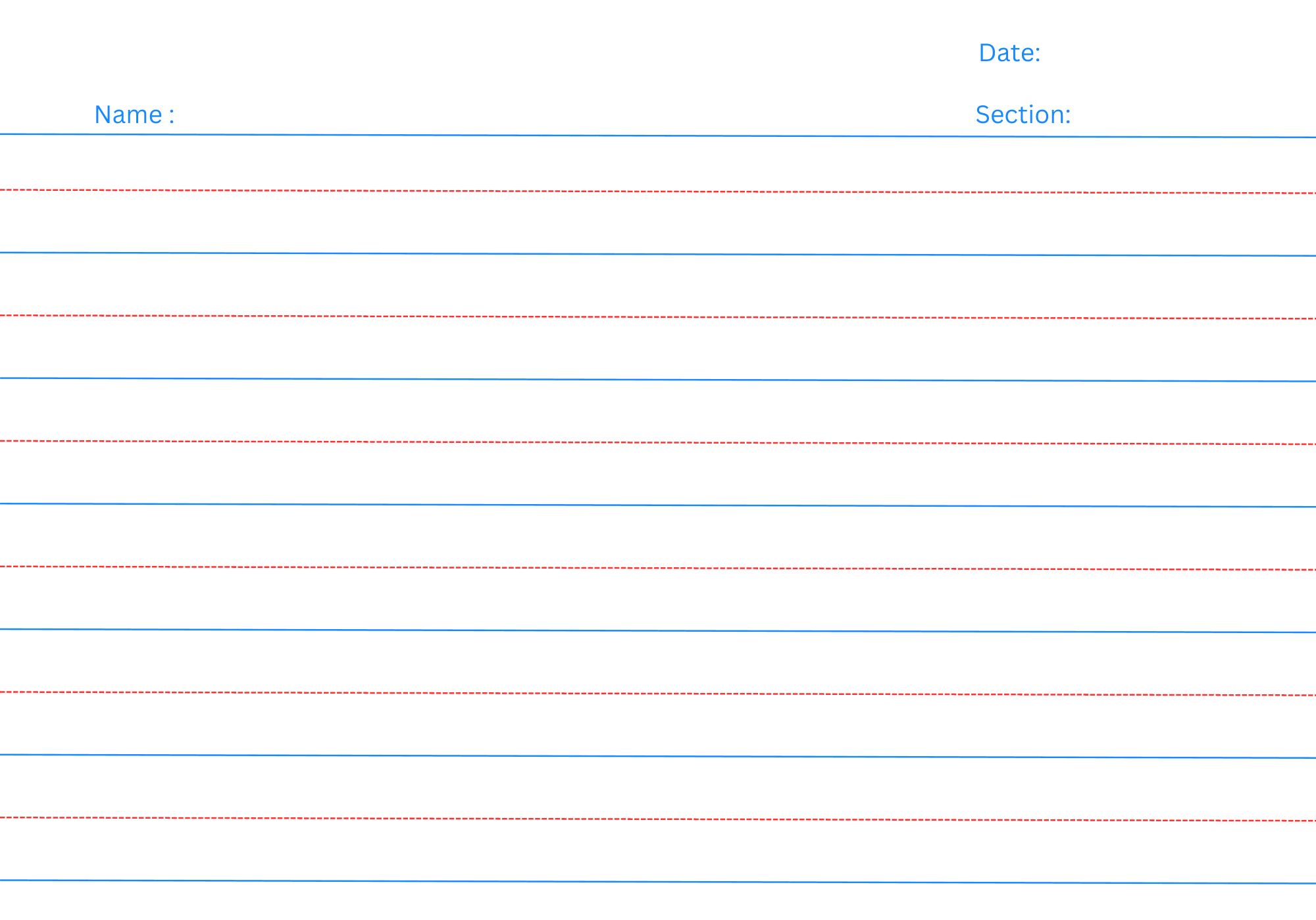 Grade 1-3 Paper Lines And Coverpatring2303 - Raket.ph with Grade 1 Paper Line Template