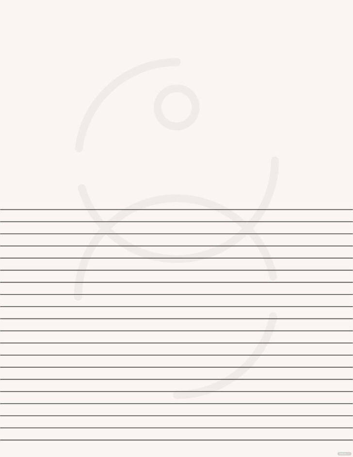 Half Lined Half Blank Paper Printable