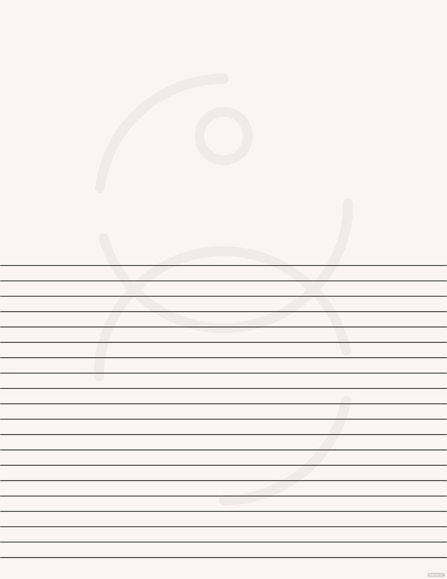 Half-Lined Notebook Paper Template In Illustrator, Word, Pages in Half Lined Half Blank Paper Printable