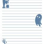 Halloween Writing Paper   15 Free Pdf Printables | Printablee In Printable Halloween Lined Paper