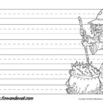 Halloween Writing Paper Template   Tim'S Printables Intended For Free Printable Halloween Lined Paper