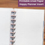 Happy Planner Notes Printable Free, Mini Happy Planner Printables Intended For Happy Planner Lined Paper Printable