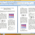 How To Set Two Column Paper For Publication Pertaining To Lined Paper Split Into Two Columns Printable