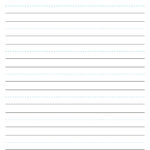 Kindergarten Lined Paper Free Google Docs Template   Gdoc.io With Lined Letter Paper Printable