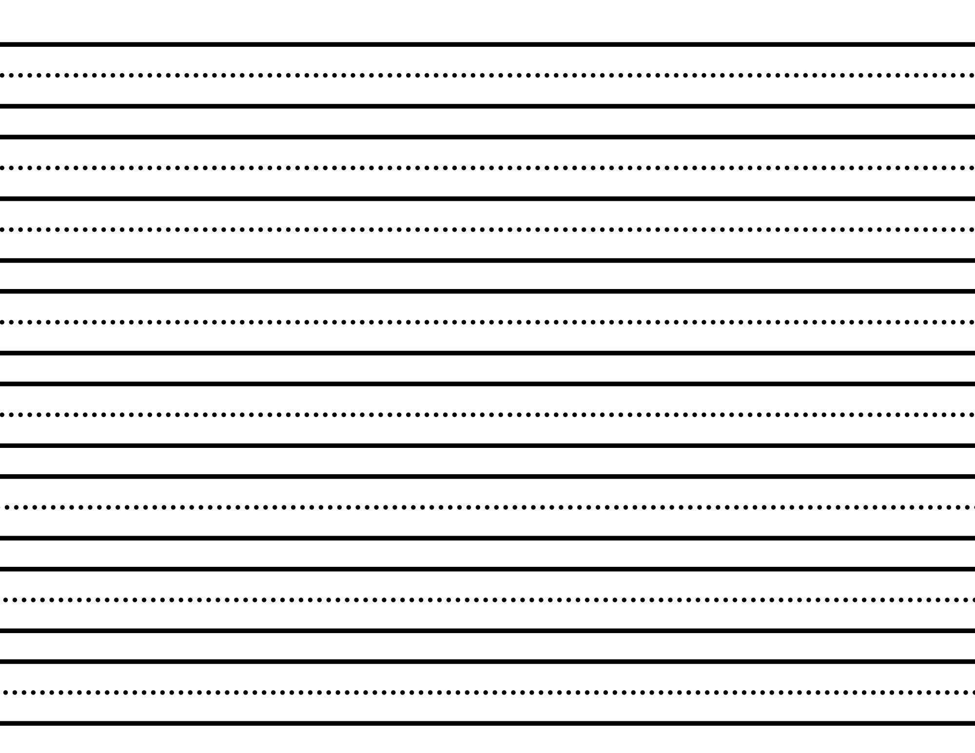 Kindergarten Lined Paper / Kindergarten Writing Paper / Preschool with Kindergarten Printable Lined Paper